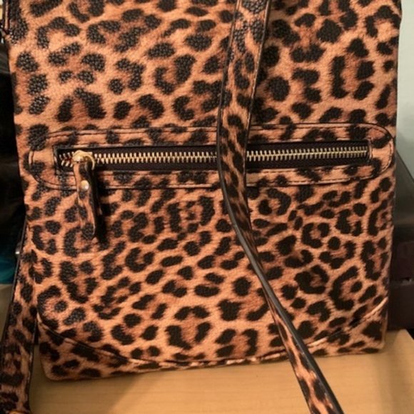 sold! NWT chico's | animal print crossbody - Picture 10 of 10